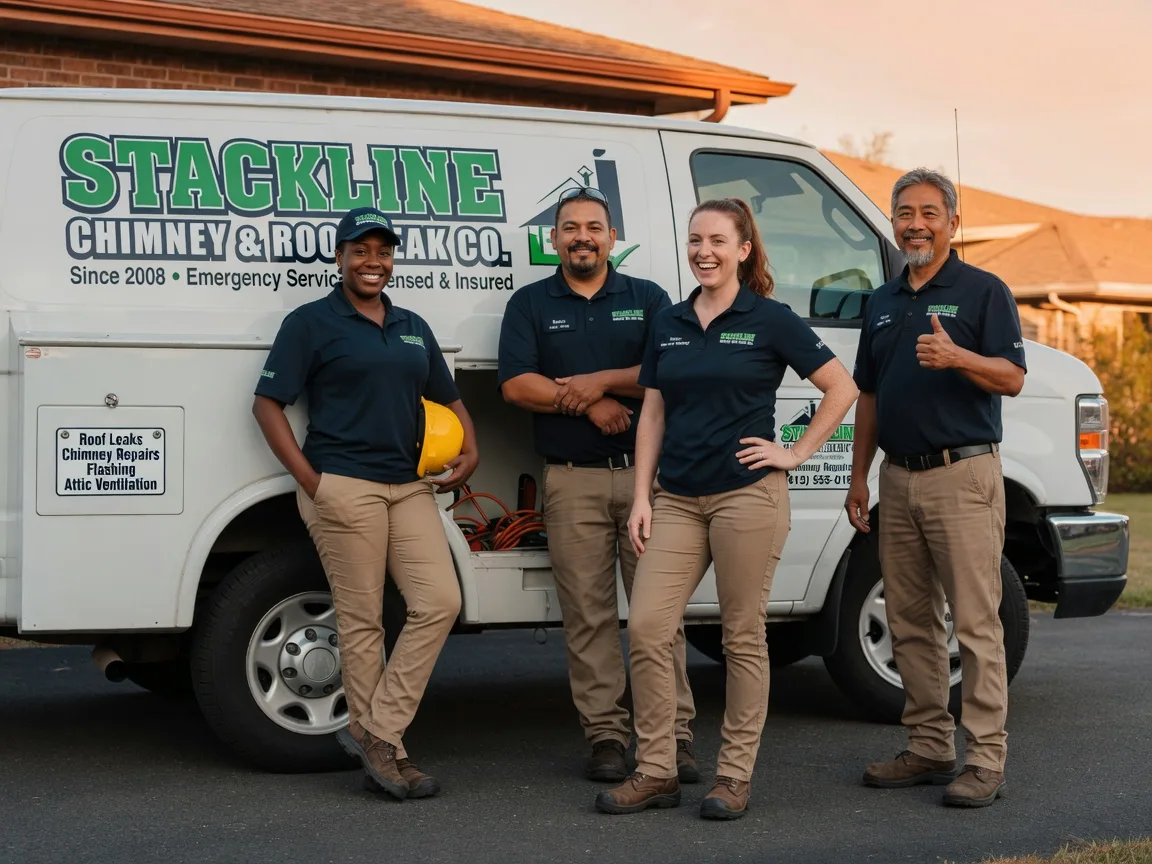 Chimney flashing repair company in Fork, MD
